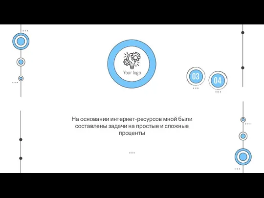 Your logo На основании интернет-ресурсов мной были составлены задачи на простые и сложные проценты