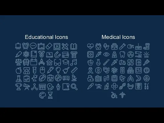 Educational Icons Medical Icons