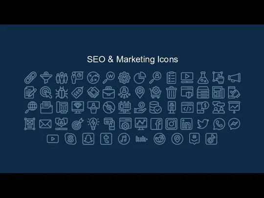 SEO & Marketing Icons