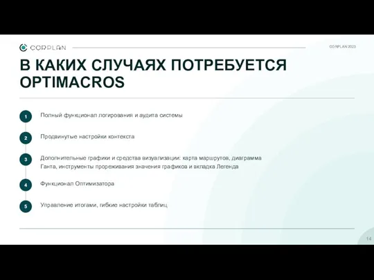 В КАКИХ СЛУЧАЯХ ПОТРЕБУЕТСЯ OPTIMACROS CORPLAN 2023