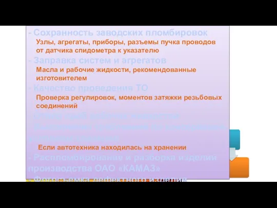 2. Рассмотрение обращения покупателя Рассмотрение обращения покупателя Установление пробега Определение