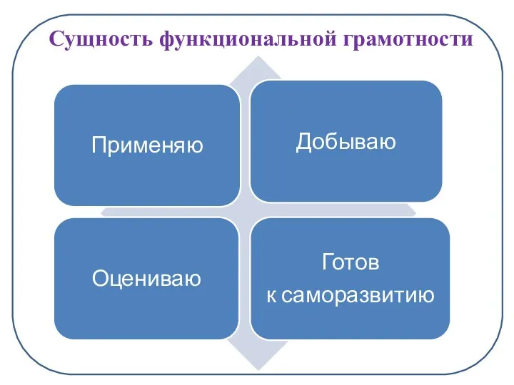 Сущность функциональной грамотности