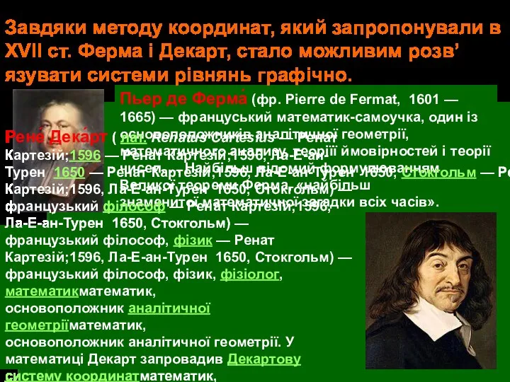 Пьер де Ферма́ (фр. Pierre de Fermat, 1601 — 1665)