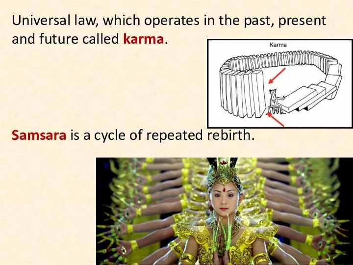 Universal law, which operates in the past, present and future