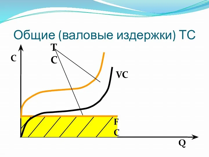 Общие (валовые издержки) ТС VC