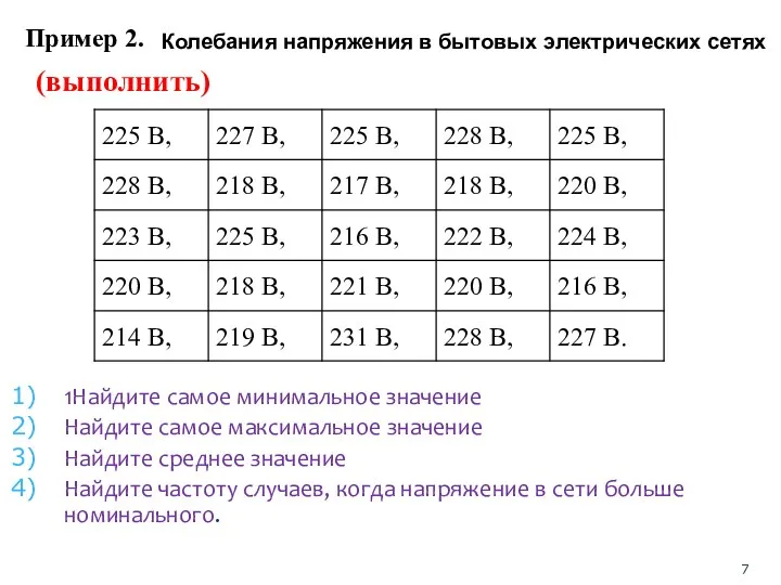 1Найдите самое минимальное значение Найдите самое максимальное значение Найдите среднее