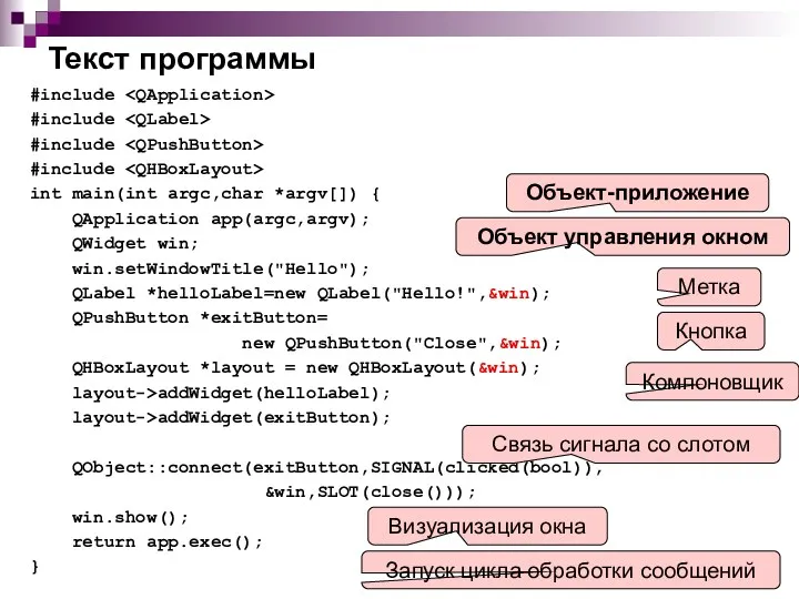 Текст программы #include #include #include #include int main(int argc,char *argv[])