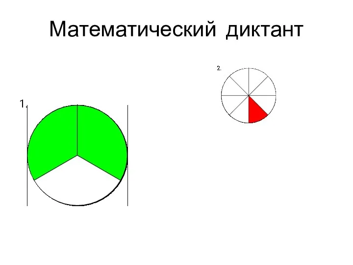 Математический диктант