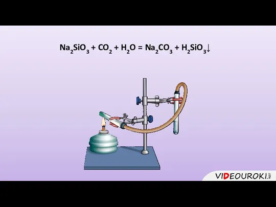 Na2SiO3 + CO2 + H2O = Na2CO3 + H2SiO3↓