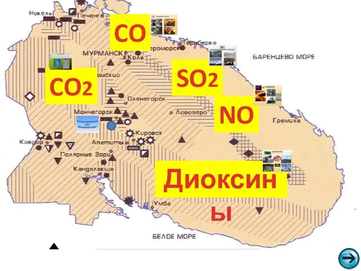 апатиты CO2 CO SO2 NO Диоксины