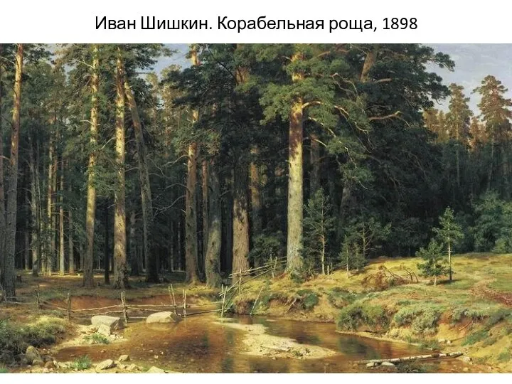 Иван Шишкин. Корабельная роща, 1898