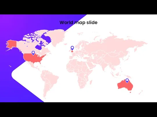 World map slide