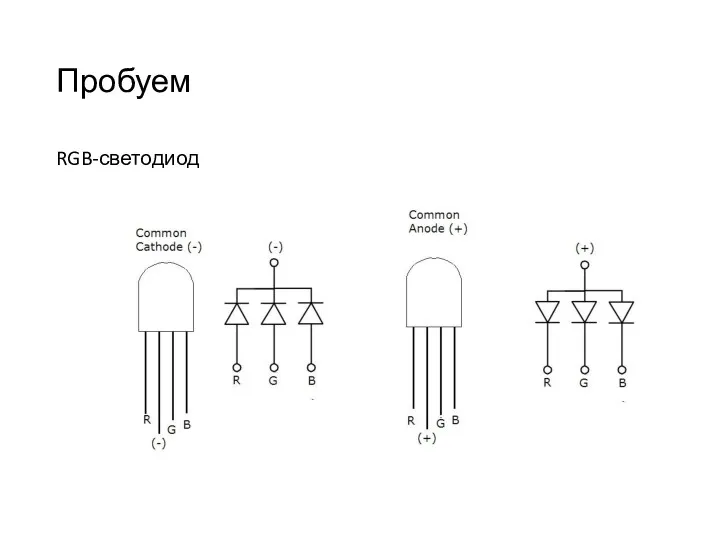 Пробуем RGB-светодиод