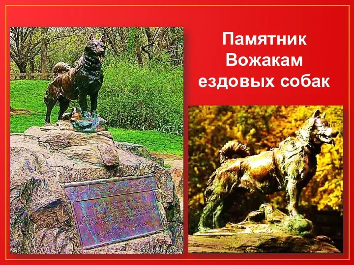 Памятник Вожакам ездовых собак