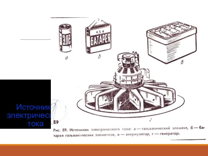 Источники электрического тока