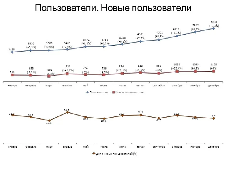 Пользователи. Новые пользователи