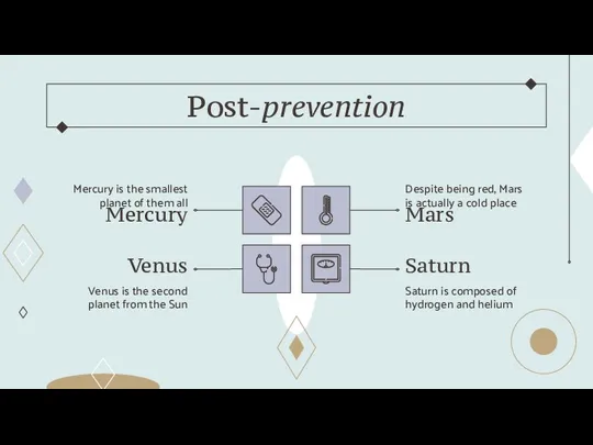 Post-prevention Mercury Mercury is the smallest planet of them all