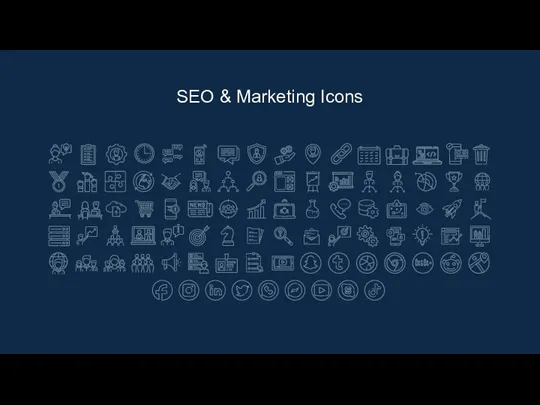 SEO & Marketing Icons