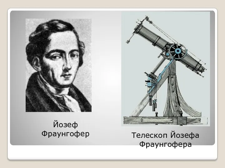 Йозеф Фраунгофер Телескоп Йозефа Фраунгофера
