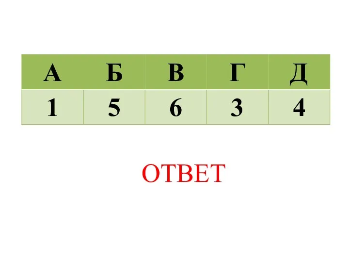 ОТВЕТ