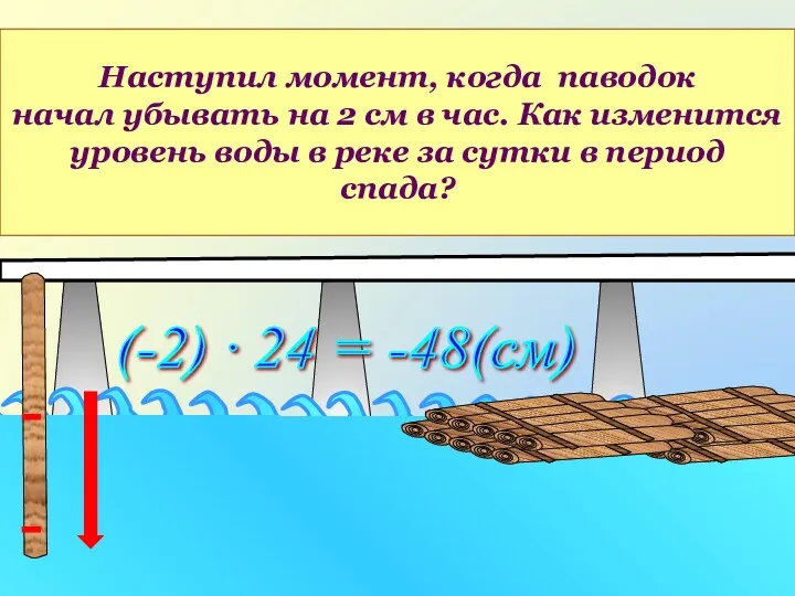 Наступил момент, когда паводок начал убывать на 2 см в