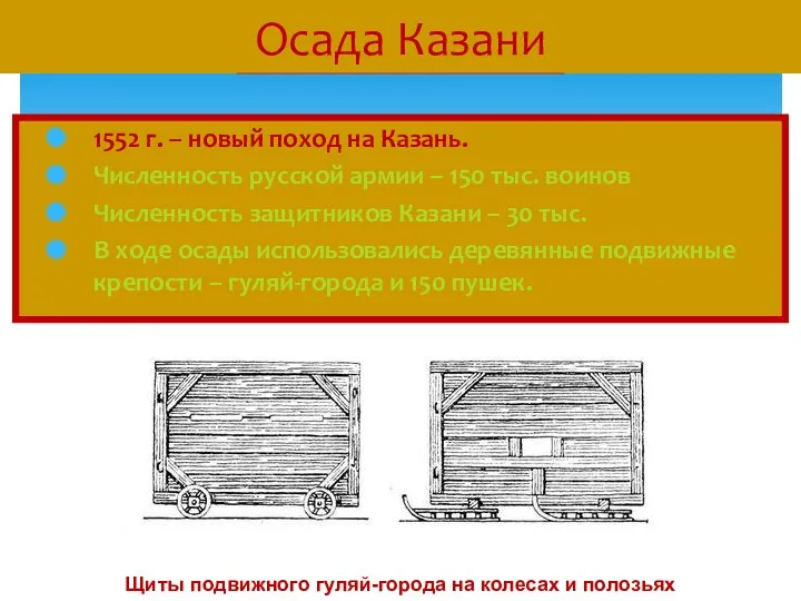 Осада Казани 1552 г. – новый поход на Казань. Численность