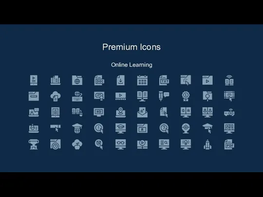Online Learning Premium Icons