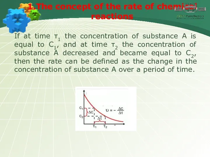 1.The concept of the rate of chemical reactions If at