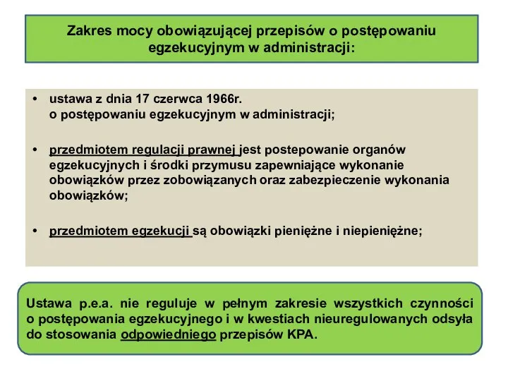 ustawa z dnia 17 czerwca 1966r. o postępowaniu egzekucyjnym w