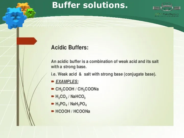 Buffer solutions. .