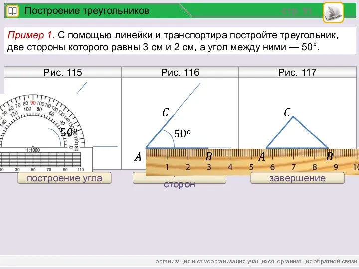 организация и самоорганизация учащихся. организация обратной связи стр. 91 Построение