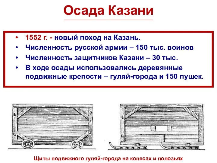 Осада Казани 1552 г. - новый поход на Казань. Численность