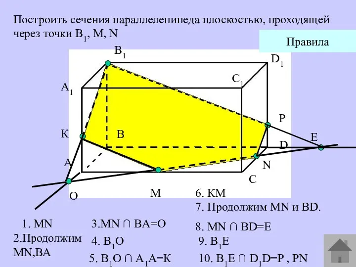 A1 А В В1 С С1 D D1 M N