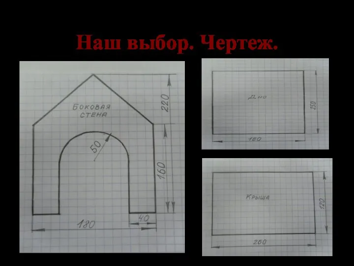 Наш выбор. Чертеж.