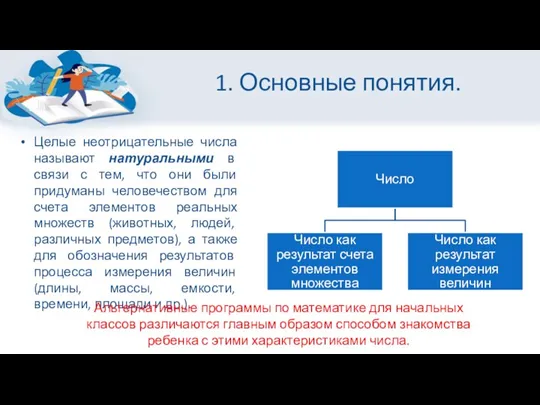 1. Основные понятия. Целые неотрицательные числа называют натуральными в связи