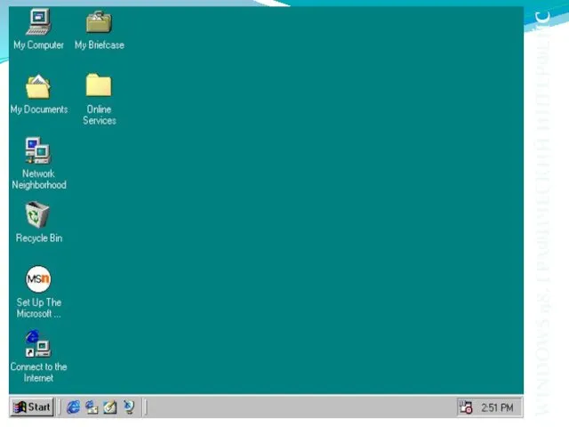 WINDOWS 98. ГРАФИЧЕСКИЙ ИНТЕРФЕЙС