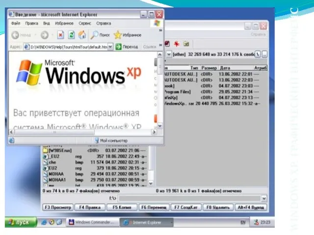 WINDOWS ХР. ГРАФИЧЕСКИЙ ИНТЕРФЕЙС