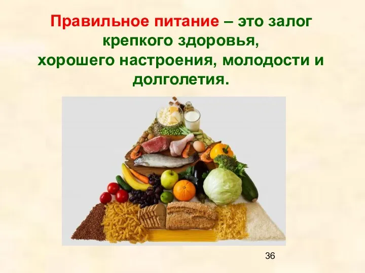 Правильное питание – это залог крепкого здоровья, хорошего настроения, молодости и долголетия.