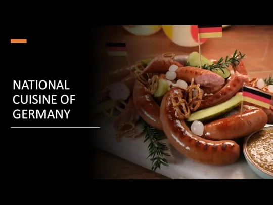 National cuisine of Germany
