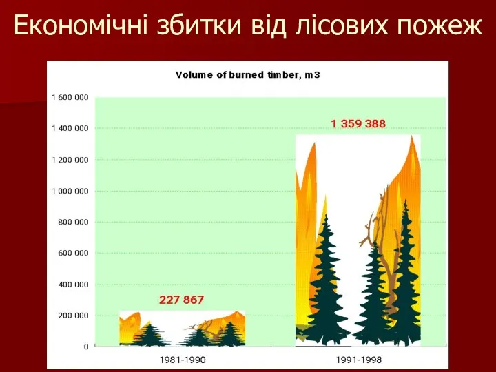 Економічні збитки від лісових пожеж