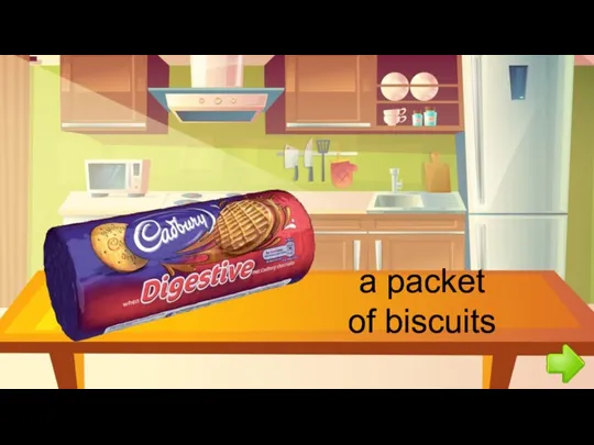a packet of biscuits