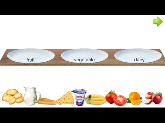 fruit vegetable dairy