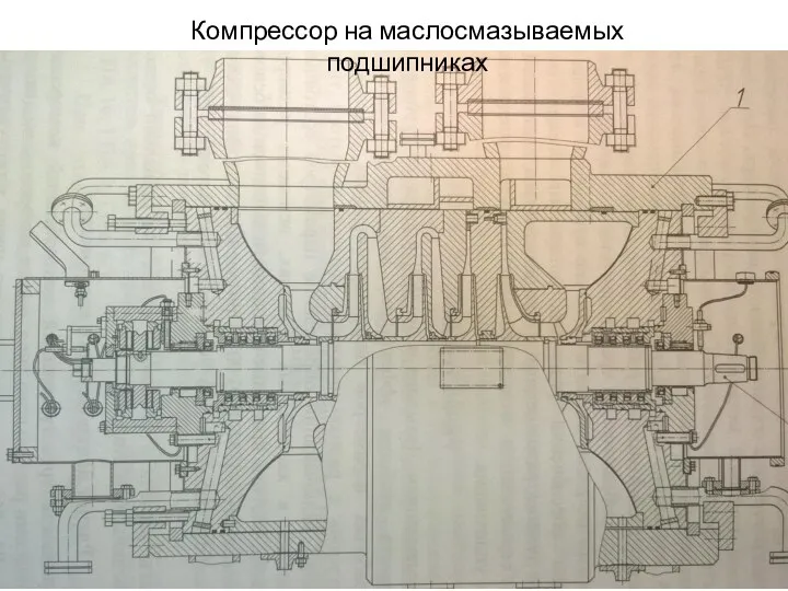 Компрессор на маслосмазываемых подшипниках