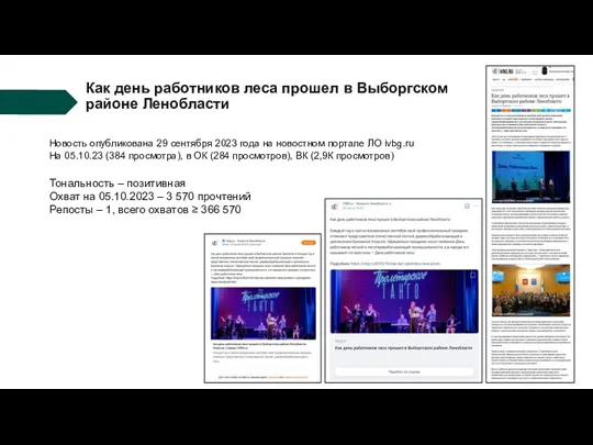 Как день работников леса прошел в Выборгском районе Ленобласти Новость