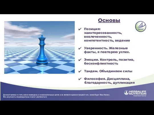 Основы Позиция: заинтересованность, вовлеченность, компетентность, ведение Уверенность. Железные факты, я