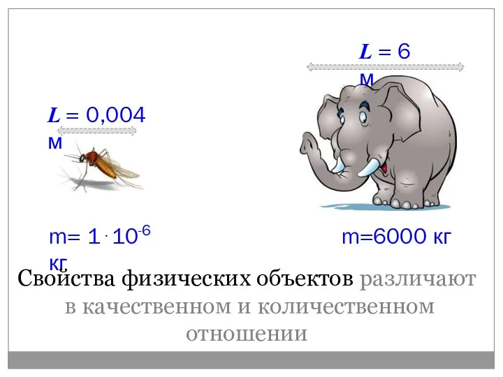 m= 1⋅10-6 кг m=6000 кг L = 0,004 м L