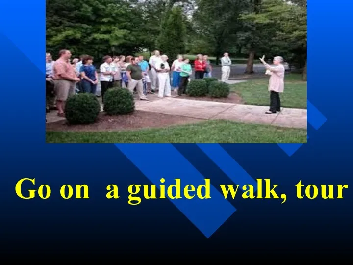 Go on a guided walk, tour