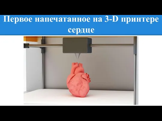 Первое напечатанное на 3-D принтере сердце