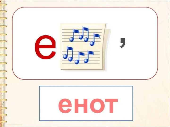 е , енот