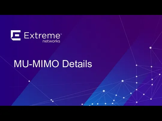 MU-MIMO Details